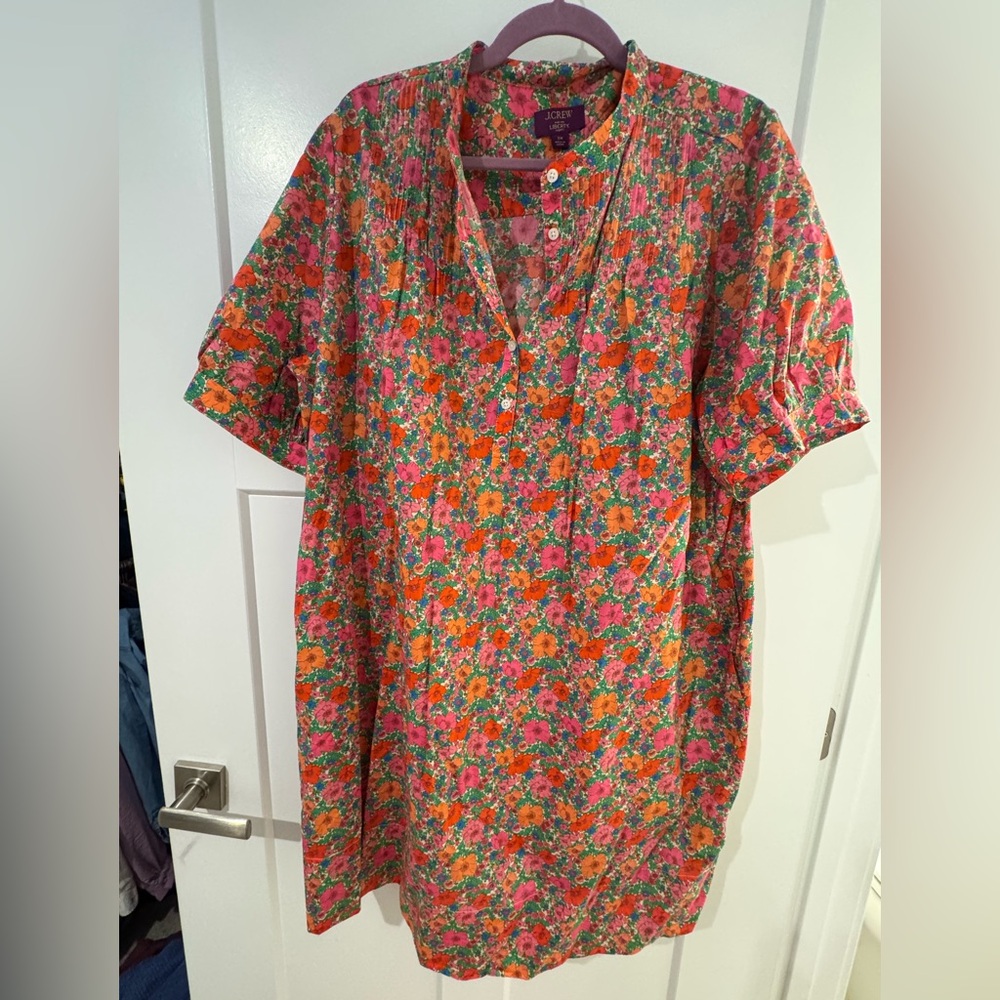 NWT JCREW Liberty fabric swing dress